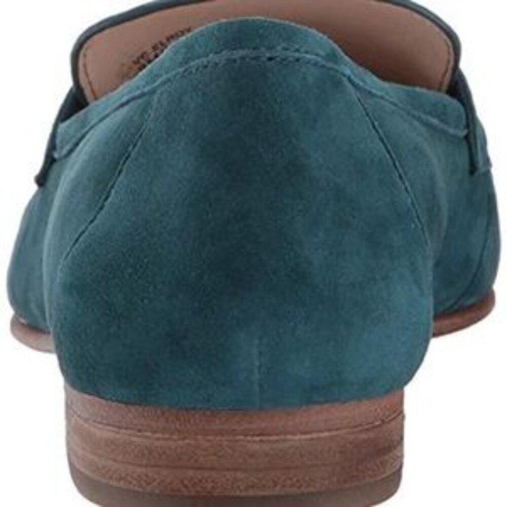 NWOT Vince Camuto Elroy loafer in teal suede - Picture 3 of 10